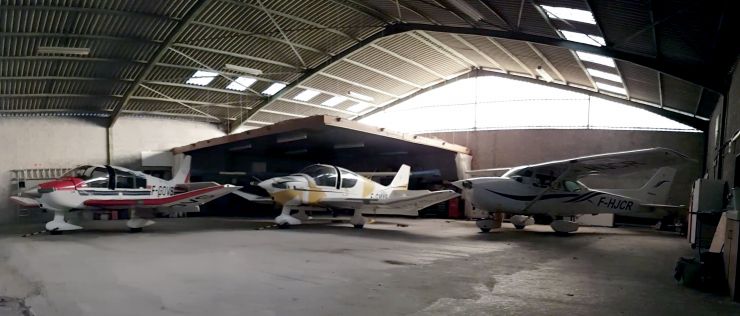 Panoramique hangar